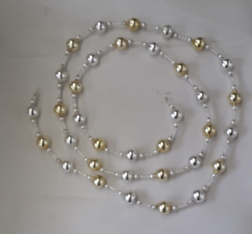 Ketting : bol/zilver/goud