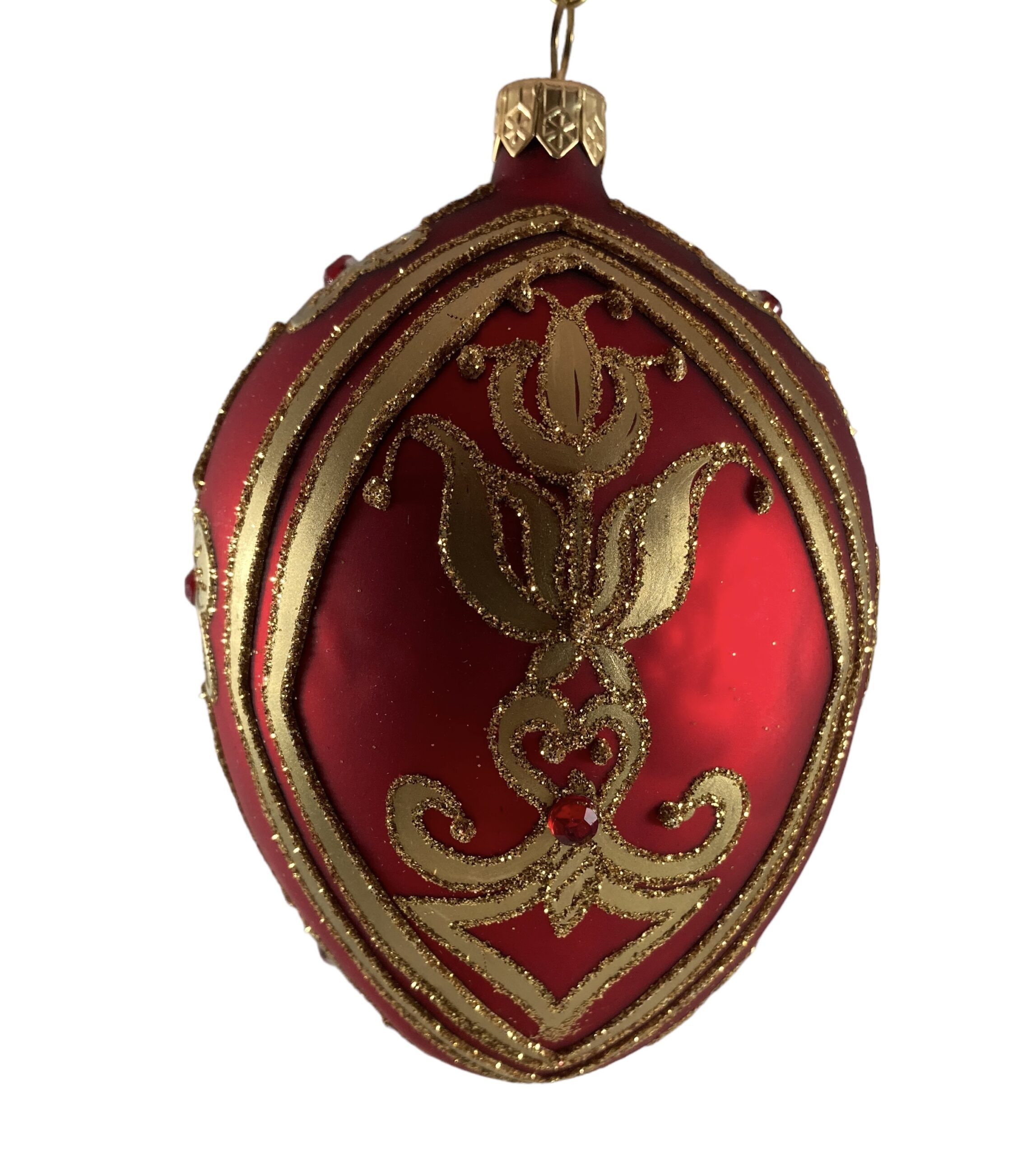 faberge style egg, classic, christmas, Xmas, glass ornament