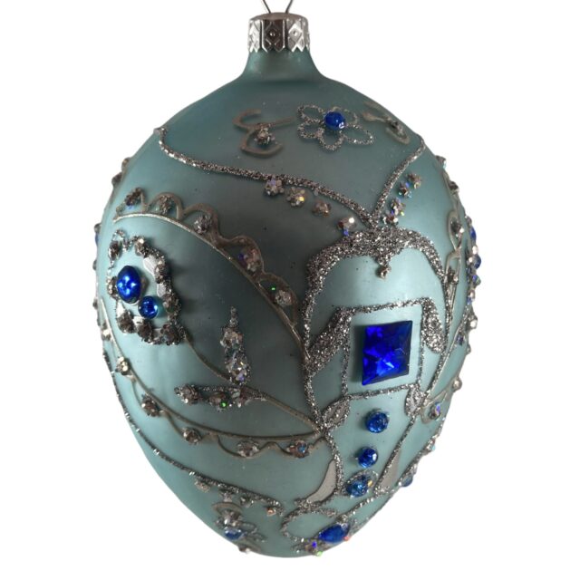 Faberge gesloten: licht blauwe