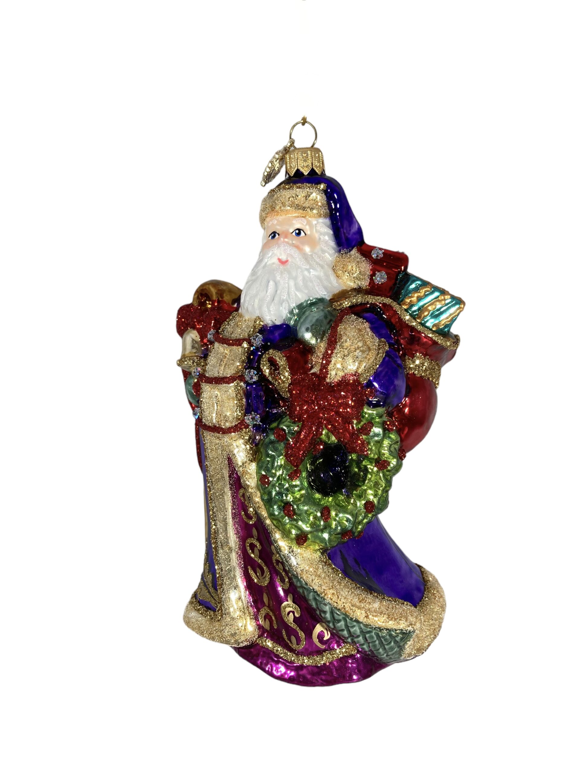 purple santa