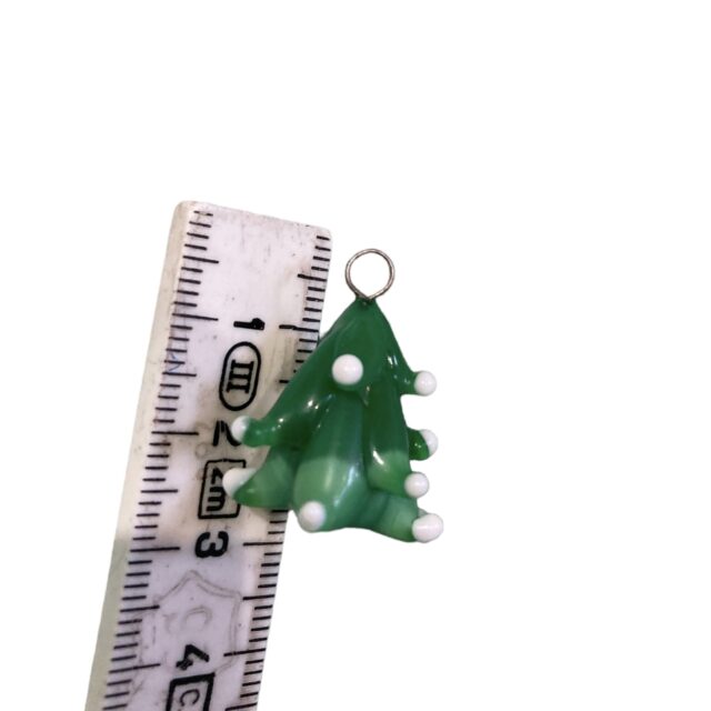 miniautre glass christmas tree