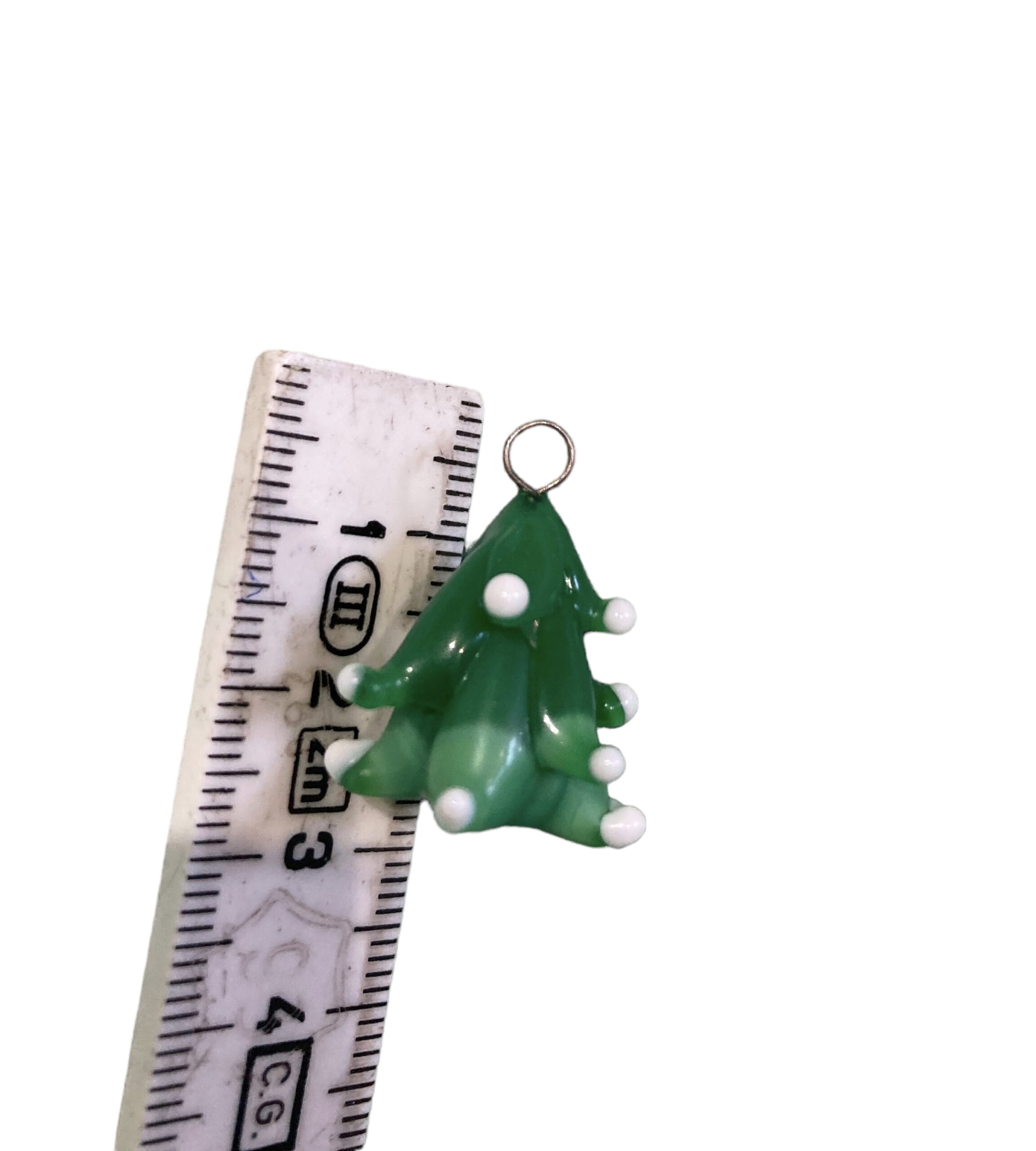 miniautre glass christmas tree