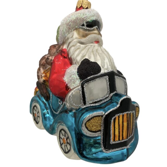 blauwe auto