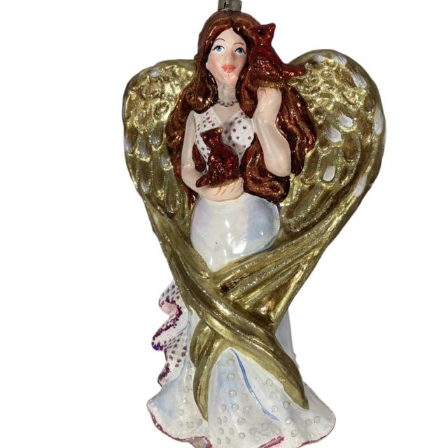 angel, carindals, christmas