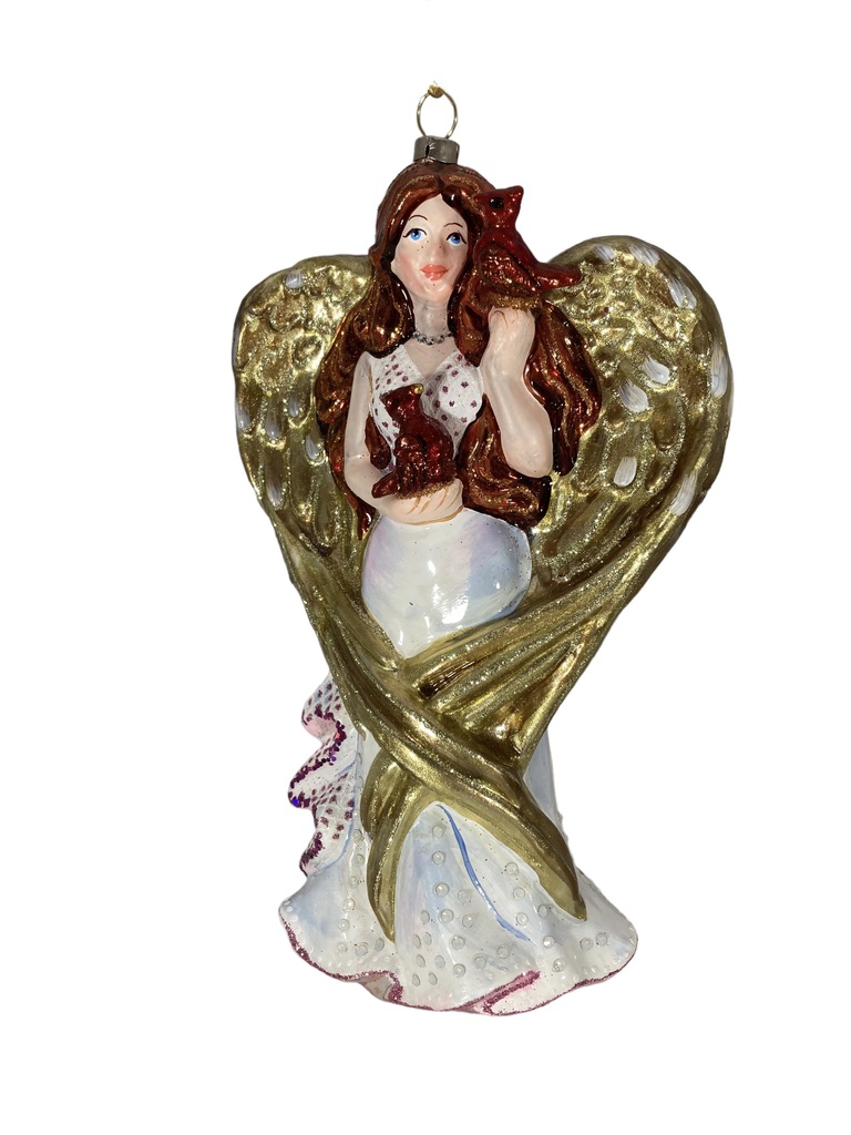 angel, carindals, christmas