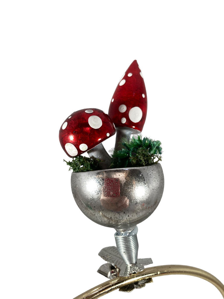 mushroom in cup