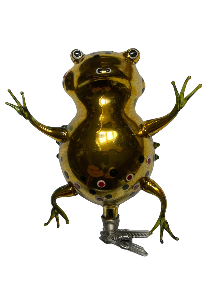 frog, kikker, kerstdecoratie, christmas ornament