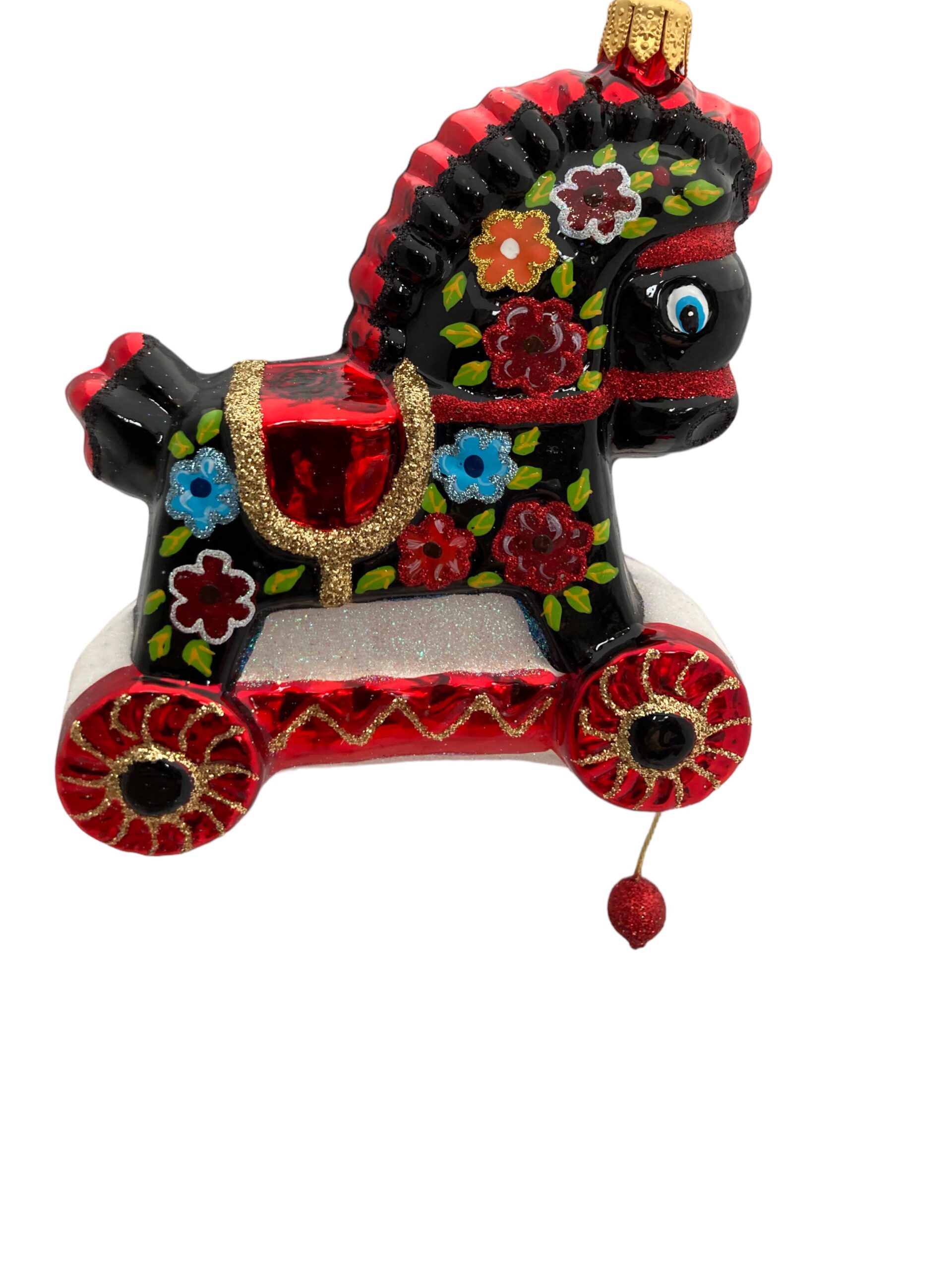 Toy horse Black