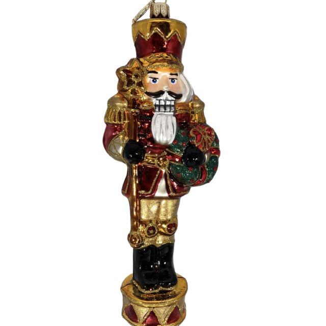 nutkracker on a drum