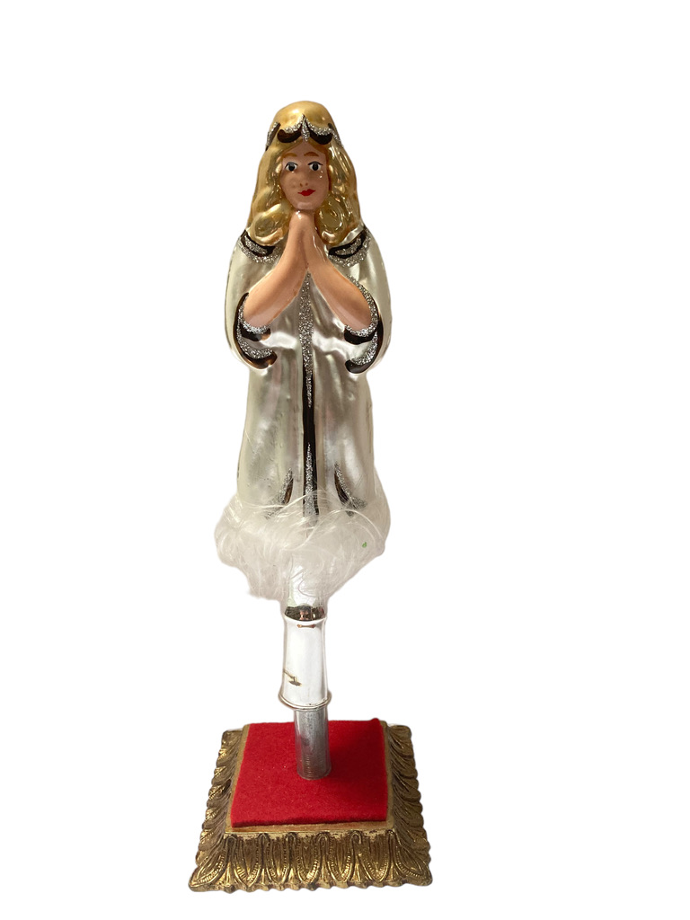 angel, engel, kerstboom, christmastree, kerstboompiek, christmastreetopper, santaclaus, kerstman, christmasdecorations, kerstversiering, xmas, xmastoys, holidaydecoration, glassornament, glazen kerstballen, made in europ, christmasshop, kerstwinkel, giftshop, geschenkidee, nostalgia, wiehnachten, weihnachtsdeko, natal, navidad, decorationdenoël,