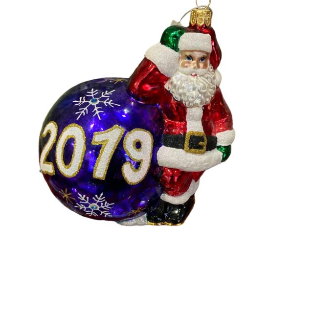Santa Claus, kerstman, 2018, vintage christmas, retired ornaments, Christopher Radko ornaments, kerst, christmas, glass ornaments, christmas nostalgie, bag of gifts, naugthy and nice,
