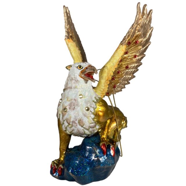 Santa Claus, kerstman, vintage christmas, retired ornaments, Christopher Radko ornaments, kerst, christmas, glass ornaments, christmas nostalgie, bag of gifts,year of the dragon, jaar van de draak, fire phenix, vuurfeniks, mythological animals, mythologische dieren, fabeldieren, sprookjes, legendes, fairy tales, legends, folklore