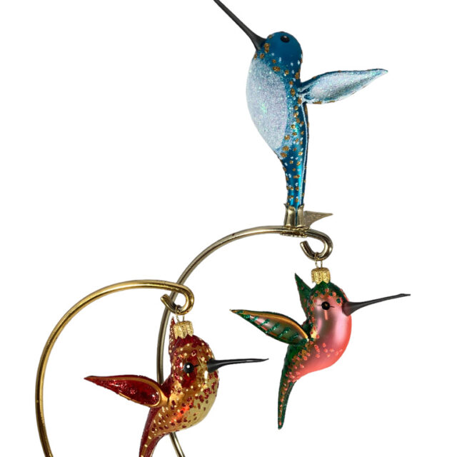 hummingbirds, kolibri, vogels, birds, animals, dieren, glass ornaments, christmas, kerst, kerstversiering, chirtmasdecoration, christmastoys, xmas, xmastoys, kerstinspiratie, christmasinspiration, saint Nick, Kris kringle, father Christmas, ded moroz, kerstboom, chritmas tree