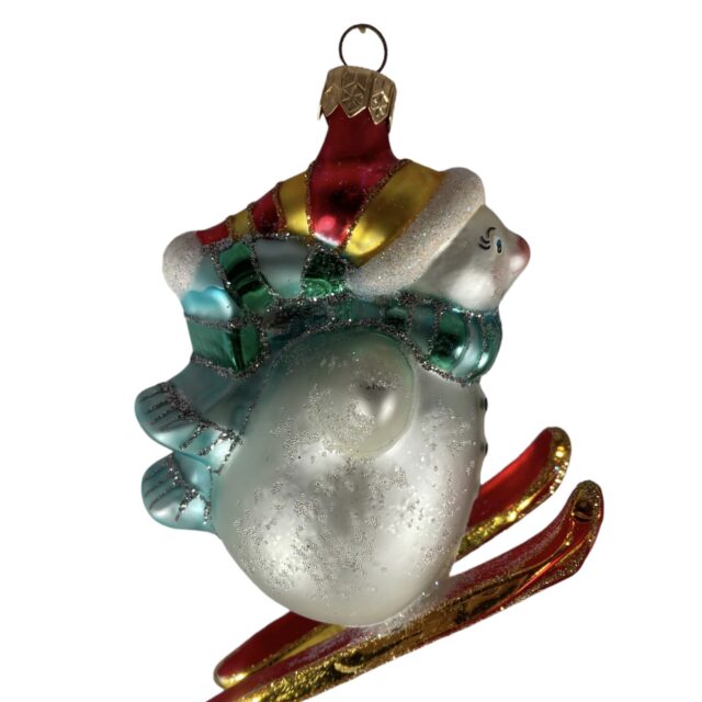 snowman on skies, ski, sport, skiing, sneeuwman, berg mountain,, preserve nature, portect nature, bescherm de natuur, nature, natuur, CO2, love of nature, our future, christmas, kerst, christmasdecorations, kerstversieringen, kris kringle, kerstman, santa claus, happy holidays, holiday season, joy to the world, twelve days of christmas, kerstboom, christmas tree, glass ornaments, home decor