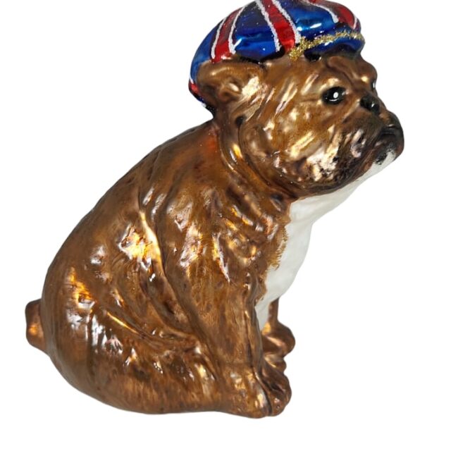 engelse buldog, english bulldog, hond, dog, animal, dier,, sneeuwmanshoofd,kerstman, santa, Santa Claus, father nick, kris kringle, father christmas, weihnachtsmann, kerstboom, christmastree, christmas, kerst, kerstdecoratie, kerstbal, christmasdecoration, christmastoy, xmastoy, christmasdecor, wreath, kerstkrans