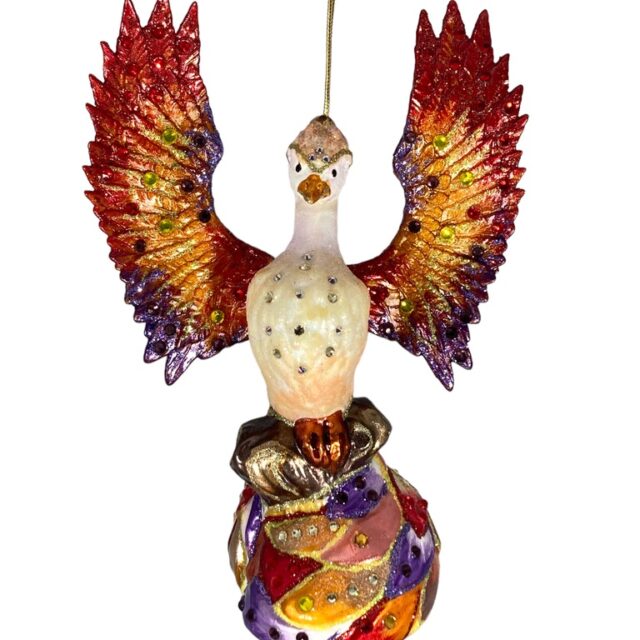 Santa Claus, kerstman, vintage christmas, retired ornaments, Christopher Radko ornaments, kerst, christmas, glass ornaments, christmas nostalgie, bag of gifts,year of the dragon, jaar van de draak, fire phenix, vuurfeniks, mythological animals, mythologische dieren, fabeldieren, sprookjes, legendes, fairy tales, legends, folklore