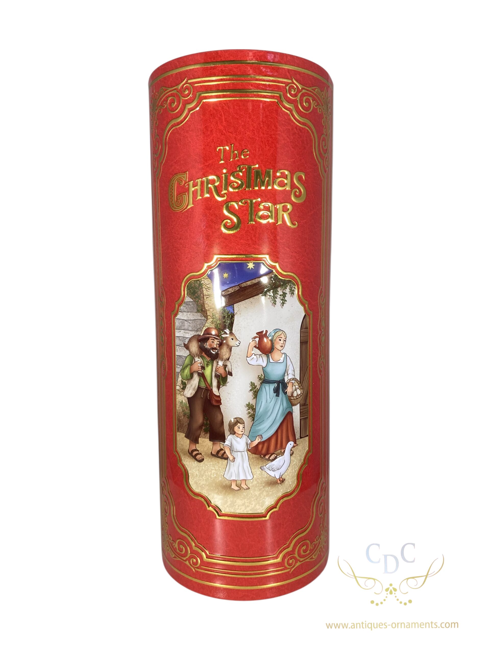 Christmas tin box, christmas star, heilig family blik, kerst kerstsfeer, christmasatmosphere