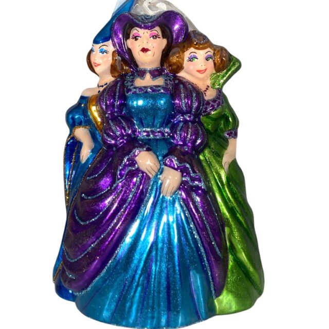 Cinderella stepmother and daughters, fairy tales, sprookjes, christmasdecoration, glassornaments, kerstdecoratie, kerstversiering, glazenkerstbal,