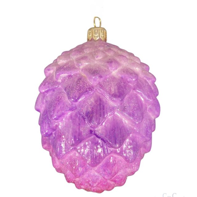 Pine con, denneappel, de klassiekers geen kerstboom zonder denneappel, alhoewel de kelur afwijkt van de natuur is hij een absolute must-have voor de kitsch kerst fanaten.