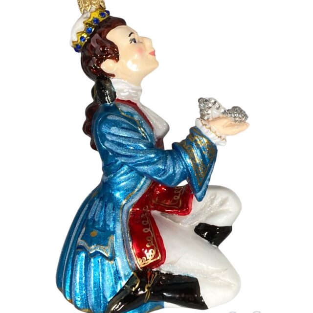 Pince Charming,making dreams come true , fairy tales, sprookjes, christmasdecoration, glassornaments, kerstdecoratie, kerstversiering, glazenkerstbal,