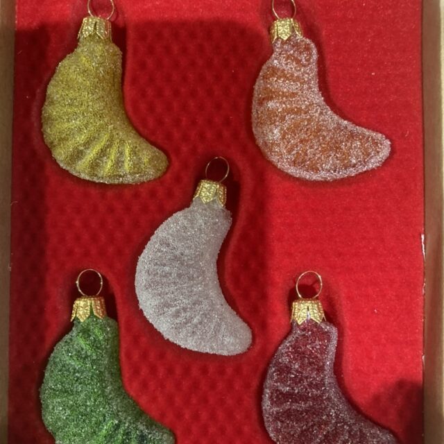 Gummy slices, candy, snoep, glassornaments,