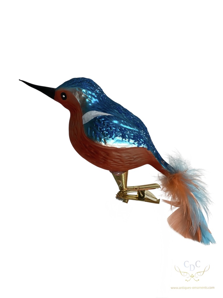 king fisher, ijsvogel, brid, vogel, kerstdecoratie, dier, animal, christmasdecoration santa claus