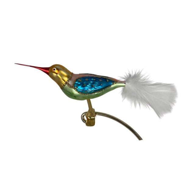 Multi color bird, vogel, animal, dier, glassornament, kerstversiering, kerstboom, christmastree, santa claus, kerstman, xmas toys