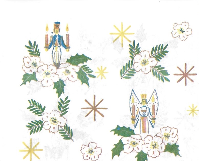 Nostalgic wrapping paper, ideal for your christmas gifts with antique atmosphere,this is a real treat under your christmastree, Santa would love them.