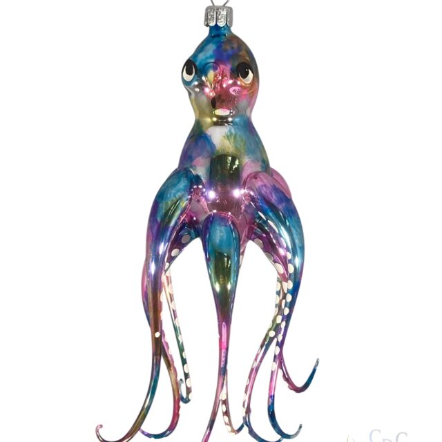 5495 Octopus Colorful octopus, this little fellow is looking for a a forever home where you can make his new family happy. He promises to be good and stay on his spot in your christmastree.