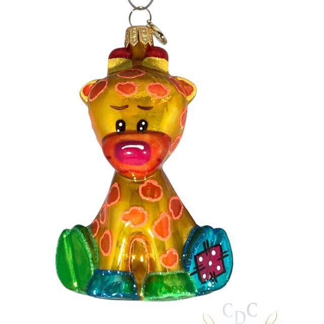 5507 stuffed animal : giraffe this christmasornaments depicts a stuffed animal representing a giraffe, do you have giraffe in your christmastree ?