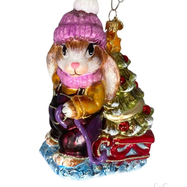 this baby hare is a real treat to your christmas display 

this baby hare is a real treat to your christmas display