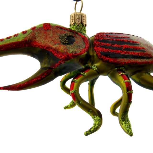11166 Bug green head/brown/red wings